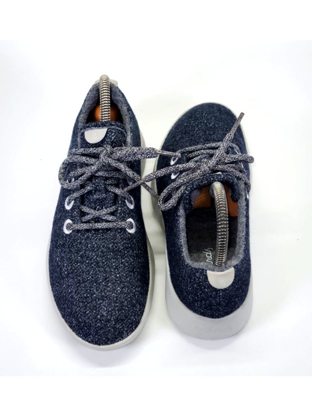 Allbirds Women's Wool Natural Dark Gray Lace Up Runners Comfort Shoes 7 1172 - Picture 9 of 15